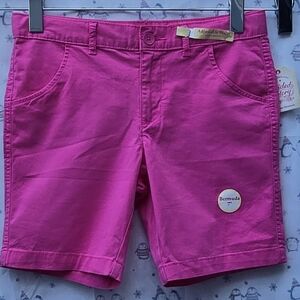 Faded Glory Girl Pink cotton shorts. Size 14